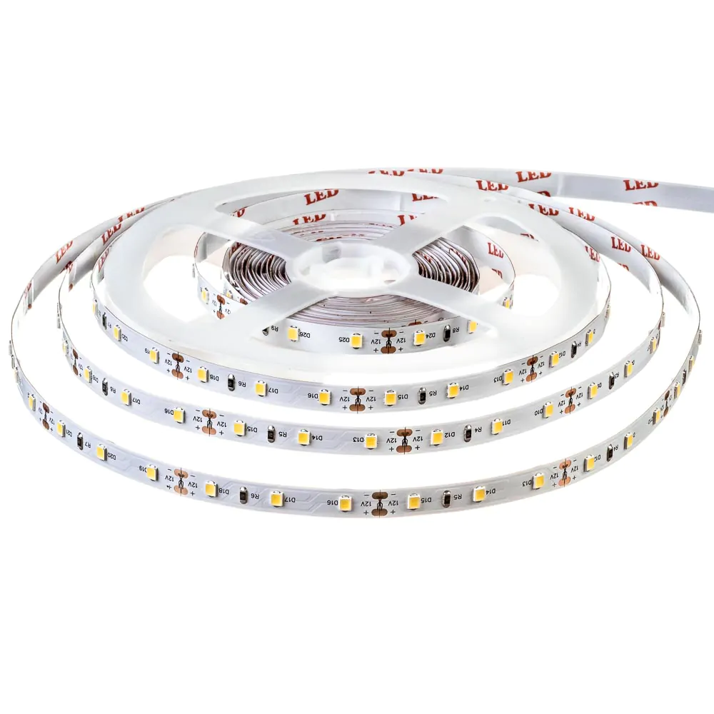 MTK SMD2835 60LED 4,8W/m 12V IP20 нейтральний білий (4000-4500К) світлодіодна стрічка біла 12V, LED стрічка 4000К, стрічка MTK 60LED, купити LED стрічку для підсвітки