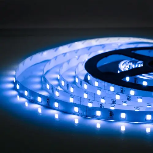 Biom SMD2835 60 LED 4,8W/m 12V IP20 синій (blue) світлодіодна стрічка 12 в, купити світлодіодну стрічку, лед стрічка 12в, стрічка smd2835, синій, 60 LED/м, 4,8w/m
