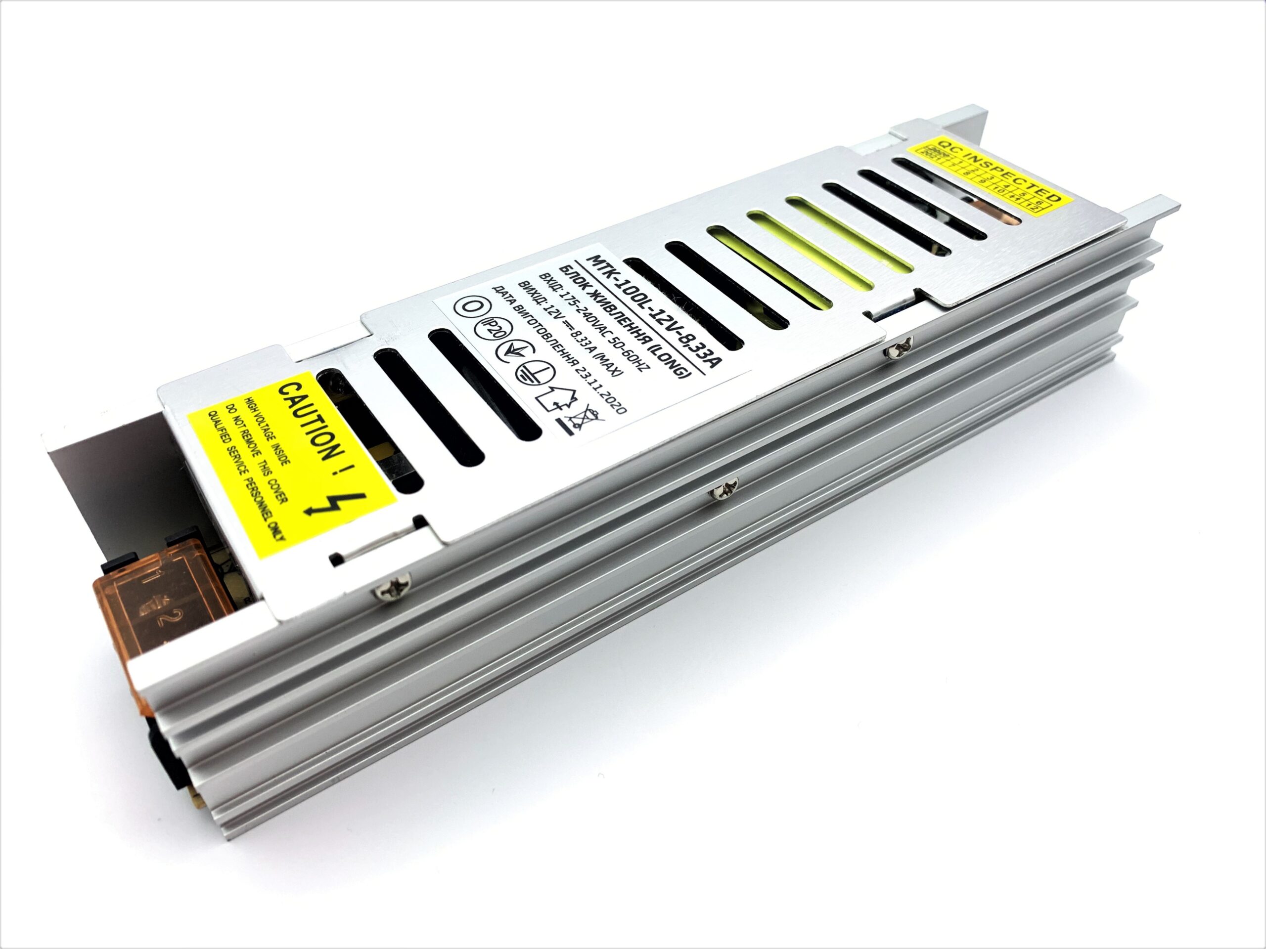 Блок живлення LONG 12V IP20 8,33A 100W негерметичний блок живлення 12v, блок живлення 12v 100w, блок живлення long, купити блок живлення 12v, блок живлення ip20, блок живлення для led стрічки