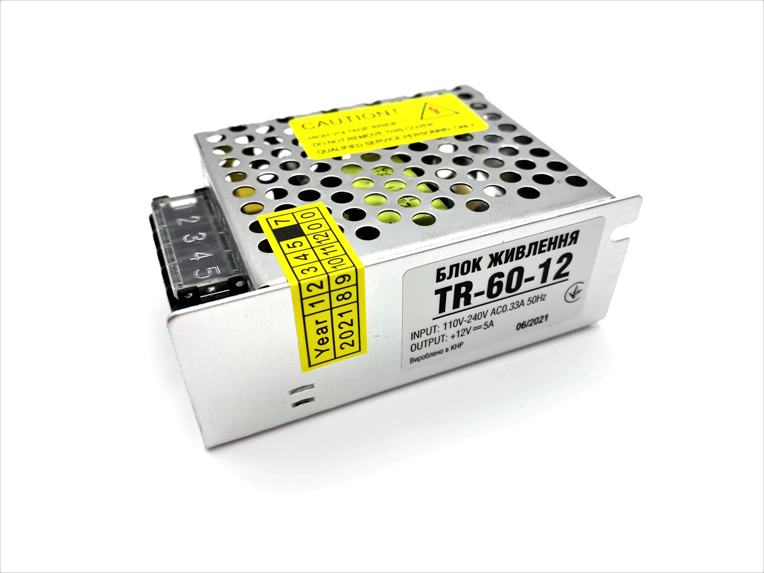 Блок живлення TR 12V IP20 5A 60W негерметичний блок живлення 12v, блок живлення для led стрічки, 12v 60w блок живлення, блок живлення ip20, блок живлення 12 вольт, купити блок живлення 12v