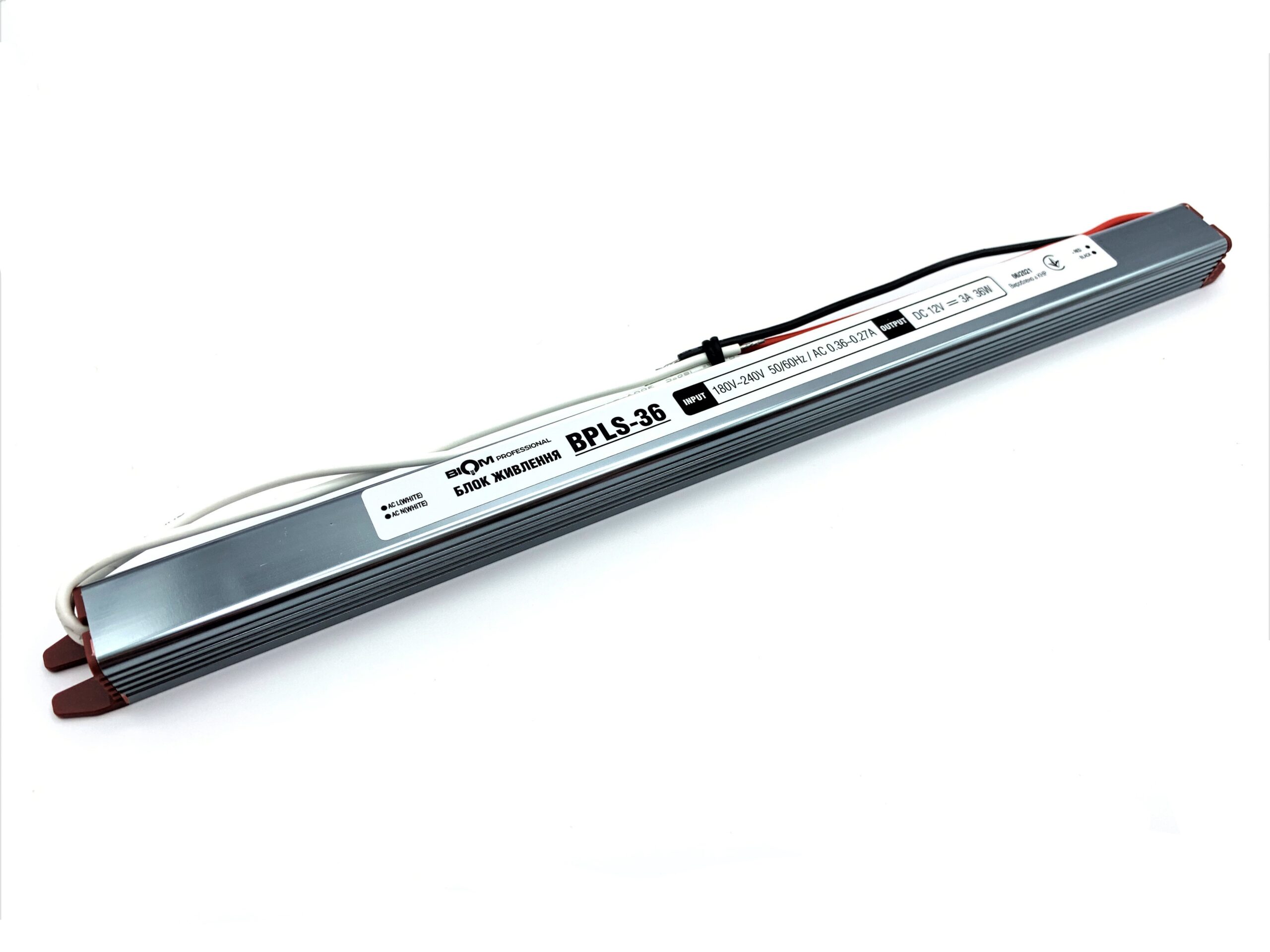 Блок живлення STICK BPLS 12V IP20 3A 36W негерметичний блок живлення 12v, блок живлення для led стрічки, 12v 36w блок живлення, блок живлення ip20, блок живлення 12 вольт, купити блок живлення 12v, блок живлення світлодіодний