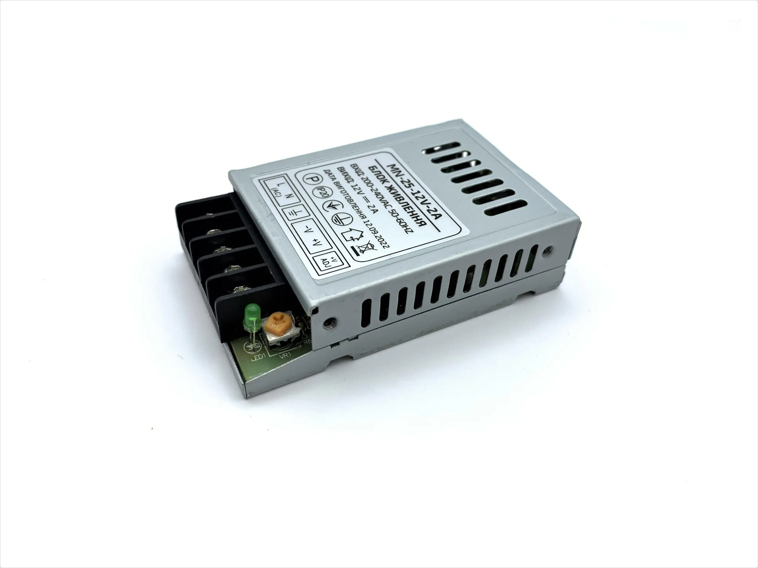 Блок живлення MN 12V IP20 2.08A 25W негерметичний блок живлення 12v, блок живлення для led, купити блок живлення 12v, блок живлення ip20, блок живлення для стрічки, led блок живлення