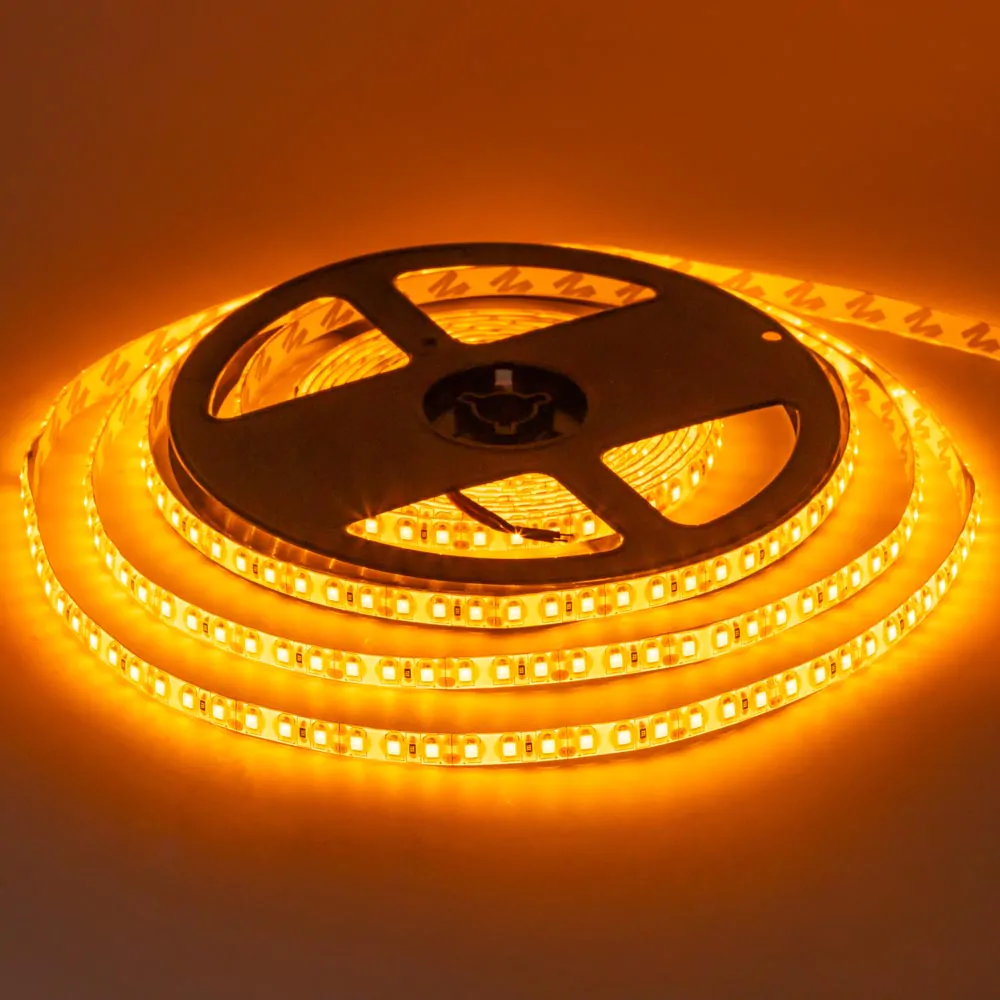 MTK SMD2835 120LED 9,6W/m 12V IP20 жовтий (yellow)MTK SMD2835 120LED 9,6W/m 12V IP20 жовтий (yellow) світлодіодна стрічка жовта 12V, LED стрічка MTK yellow, стрічка 120LED, купити LED стрічку