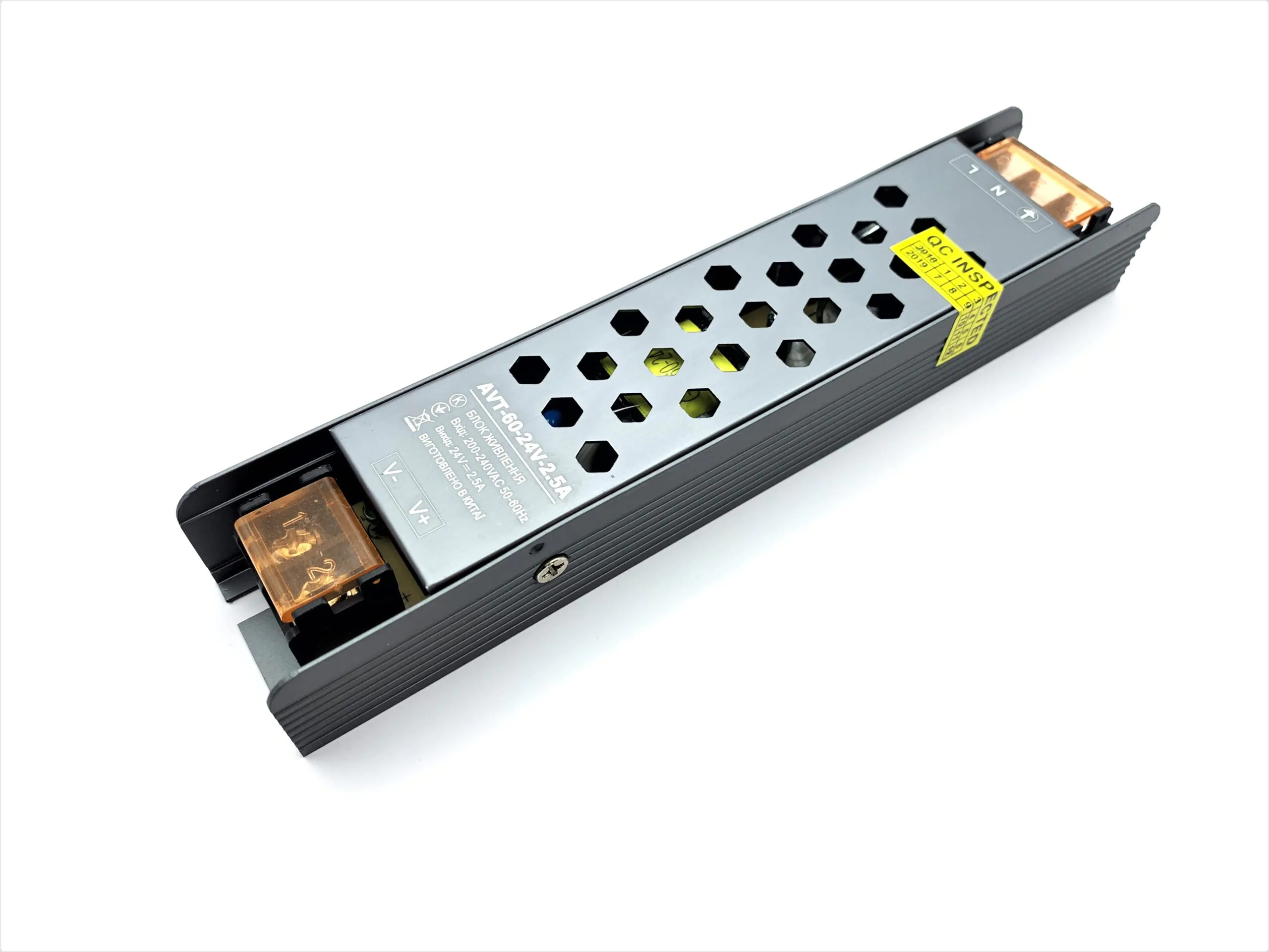 Блок живлення AVT 24V IP20 2.5A 60W негерметичний блок живлення 24v, блок живлення 60вт, avt адаптер, блок живлення ip20, блок для led стрічок, блок живлення для світильників, купити блок 24в