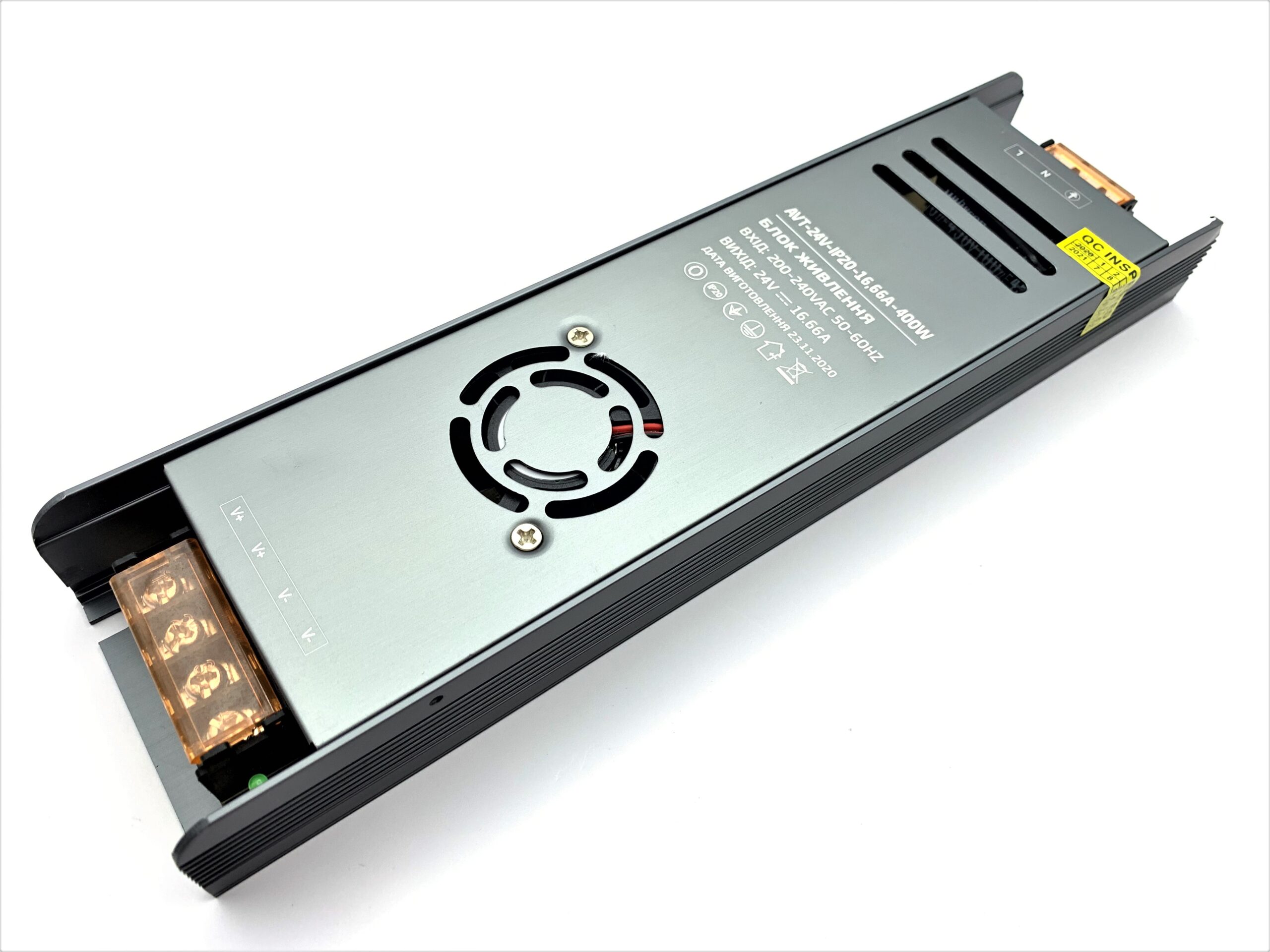 Блок живлення AVT 24V IP20 16.67A 400W негерметичний блок живлення 24v, блок живлення 400вт, адаптер 24в, avt блок живлення, потужний блок живлення, блок живлення ip20, блок живлення для led, купити блок живлення