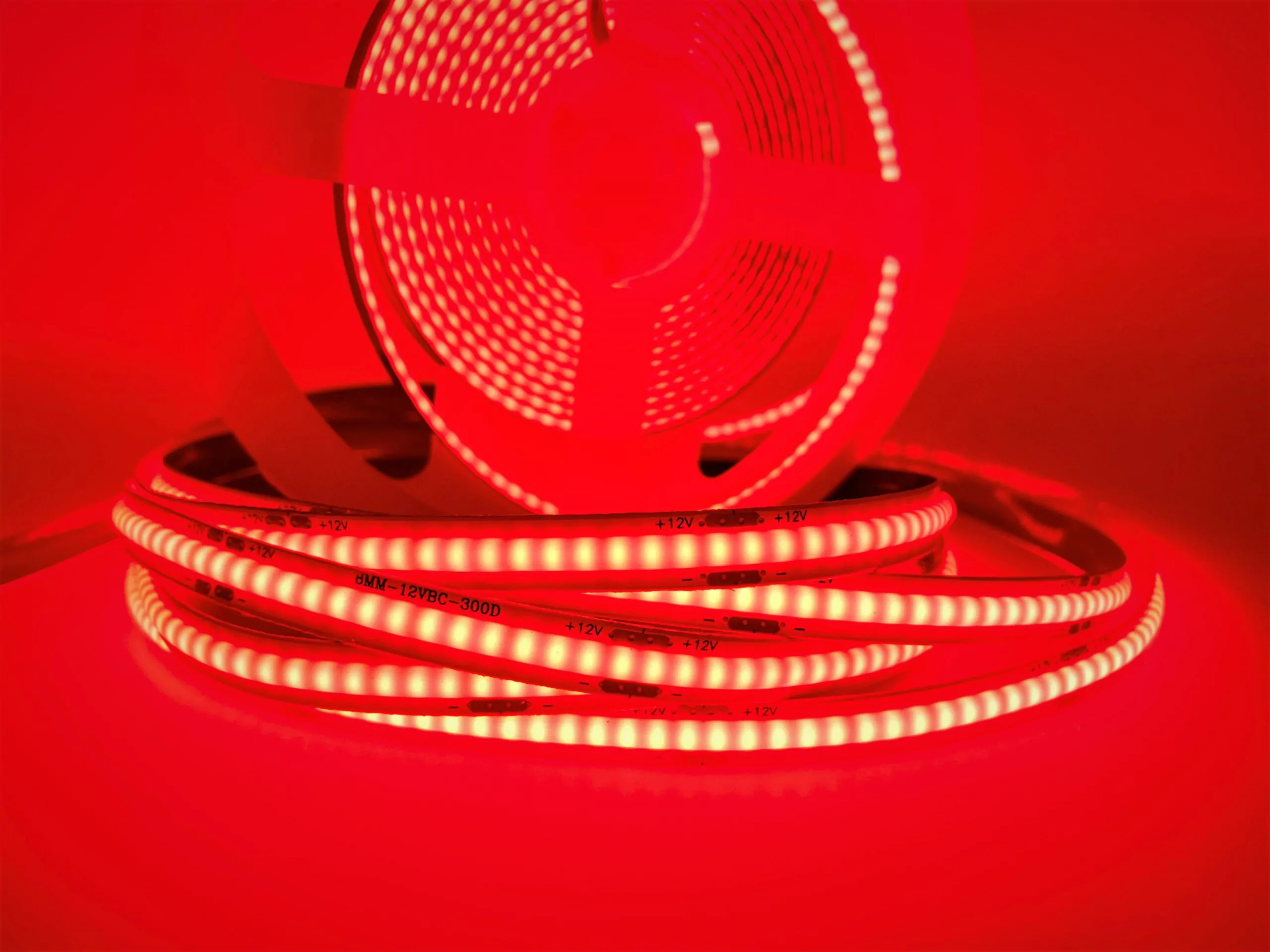 LT COB 320 LED 12W/m 12V IP20 червоний (red) світлодіодна стрічка, led стрічка 12v, cob стрічка, червоний led, червоне світло, 320 LED/м, 12w/m, купити led стрічку