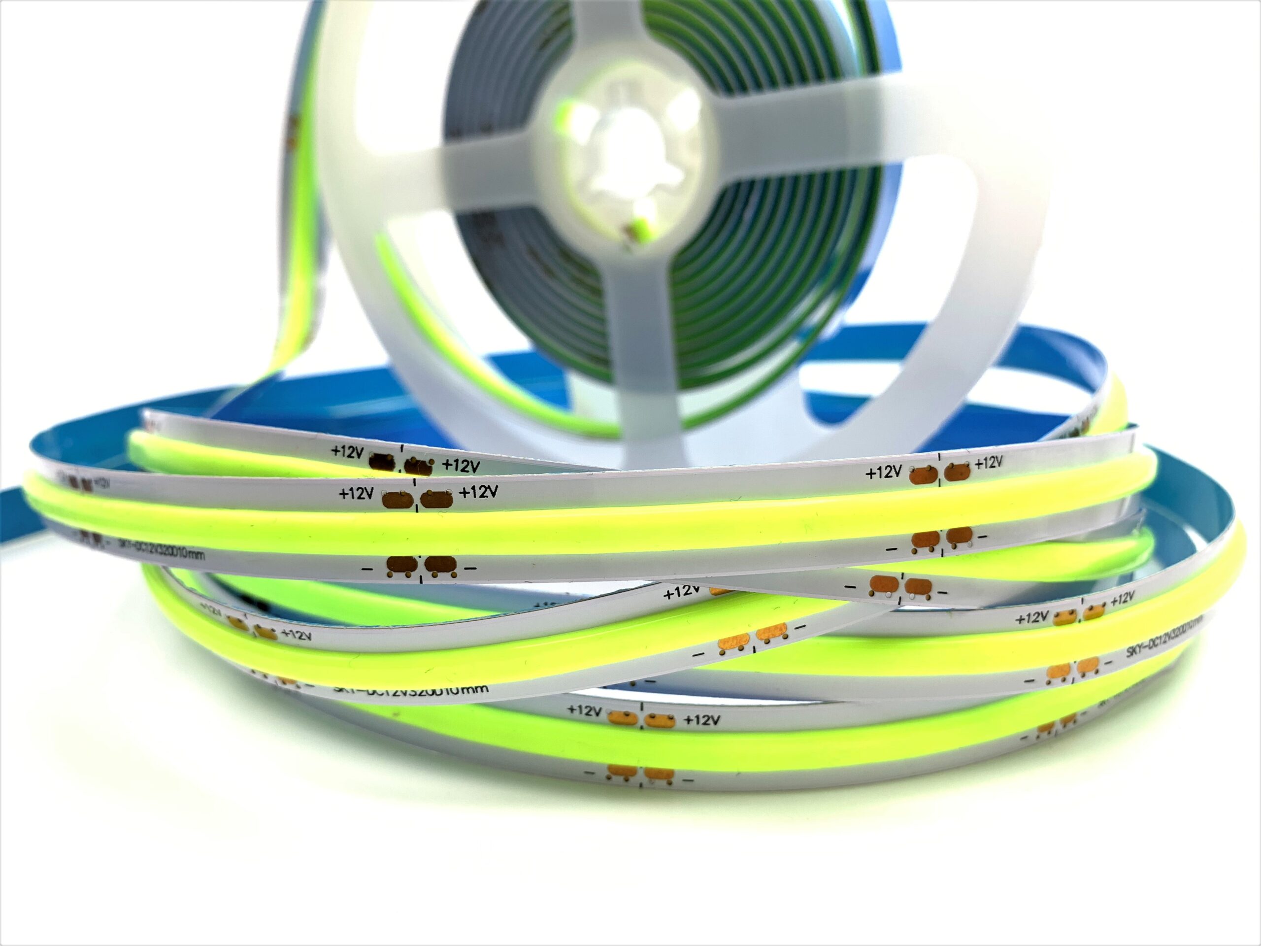 LT COB 320 LED 12W/m 12V IP20 зелений (green) світлодіодна стрічка, led стрічка 12v, cob стрічка, зелений led, зелена стрічка, 320 LED/м, 12w/m, купити led стрічку