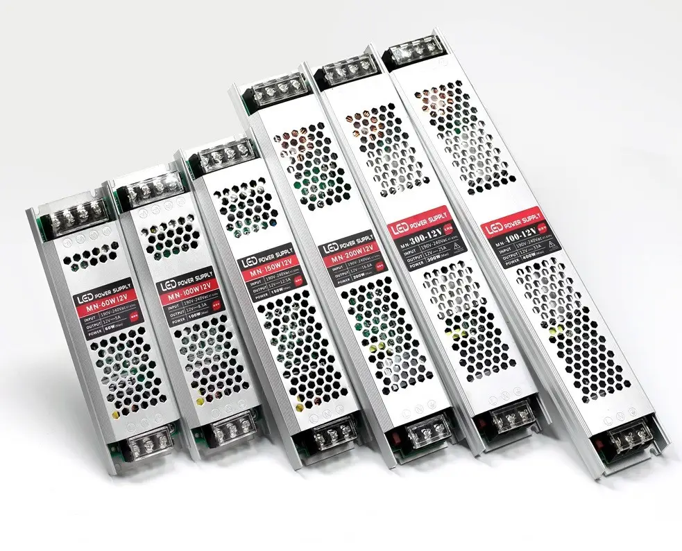 Блок живлення MN Slim 12V IP20 8,33A 100W негерметичний блок живлення 12v, блок живлення slim, купити блок живлення, блок живлення 100w, блок живлення mn, блок живлення ip20