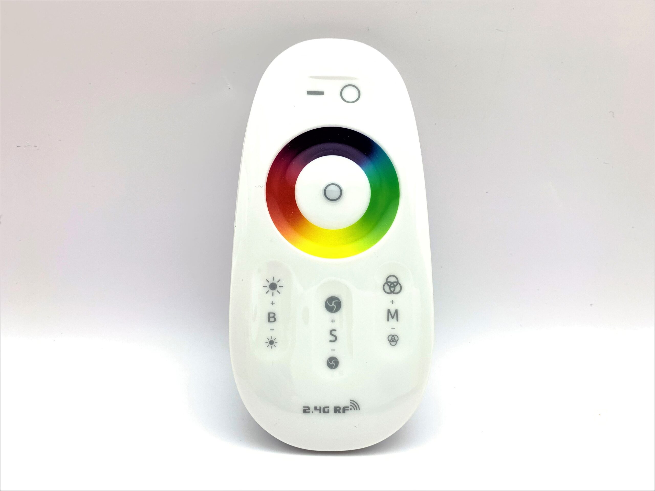 Контролер для світлодіодних стрічок RGB 30А (3x10A) 12-24V з пультом RF-sensor 8 кнопок white RGB контролер 30А, 3x10A, RF пульт 8 кнопок, контролер світлодіодної стрічки, білий пульт