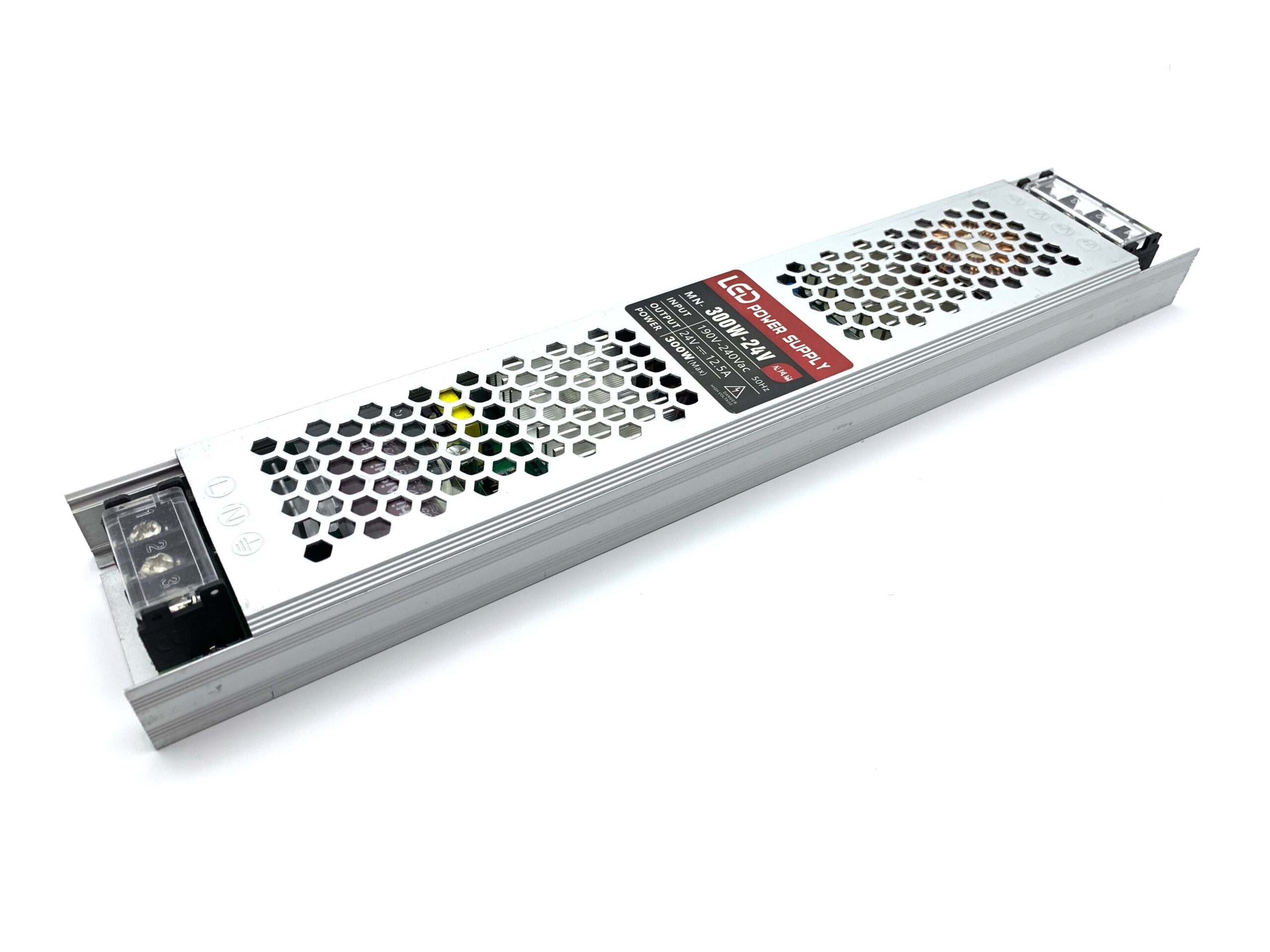 Блок живлення MN Slim 24V IP20 12.5A 300W негерметичний блок живлення 24v, блок живлення 300вт, адаптер 24в, mn slim блок, потужний блок живлення, блок живлення ip20, купити led блок живлення