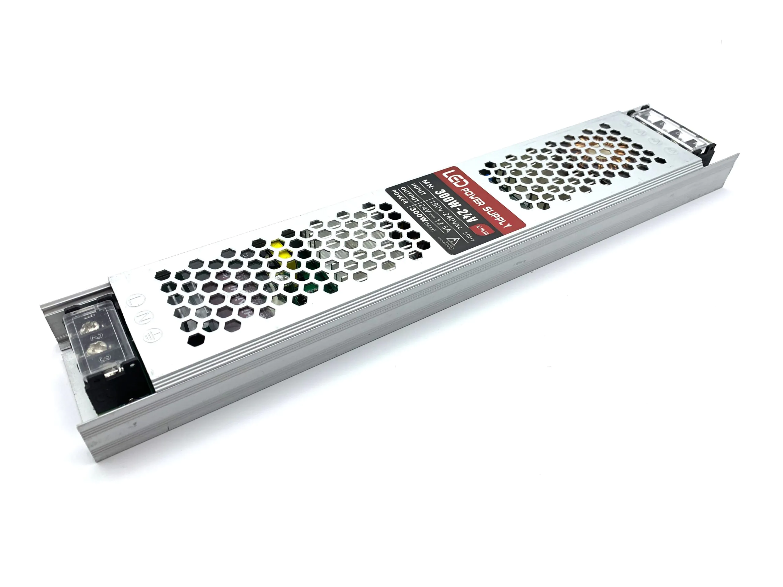 Блок живлення MN Slim 24V IP20 12.5A 300W негерметичний блок живлення 24v, блок живлення 300вт, адаптер 24в, mn slim блок, потужний блок живлення, блок живлення ip20, купити led блок живлення
