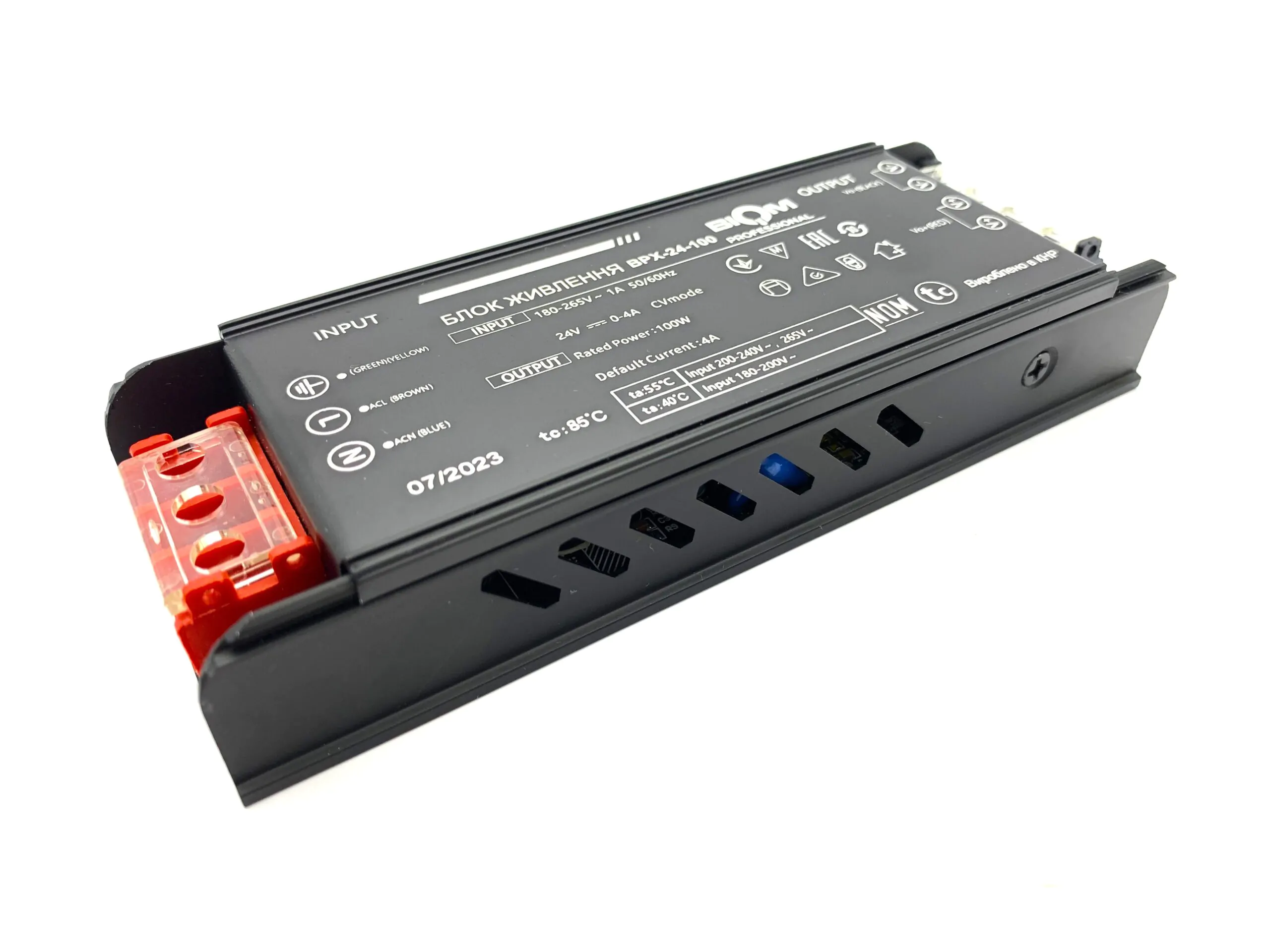 Блок живлення 24V IP20 4A 100W BPX блок живлення 24v, адаптер 24v, блок живлення 100вт, блок живлення bpx, блок живлення для led стрічки, блок живлення для освітлення, купити led блок 24v, блок живлення ip20