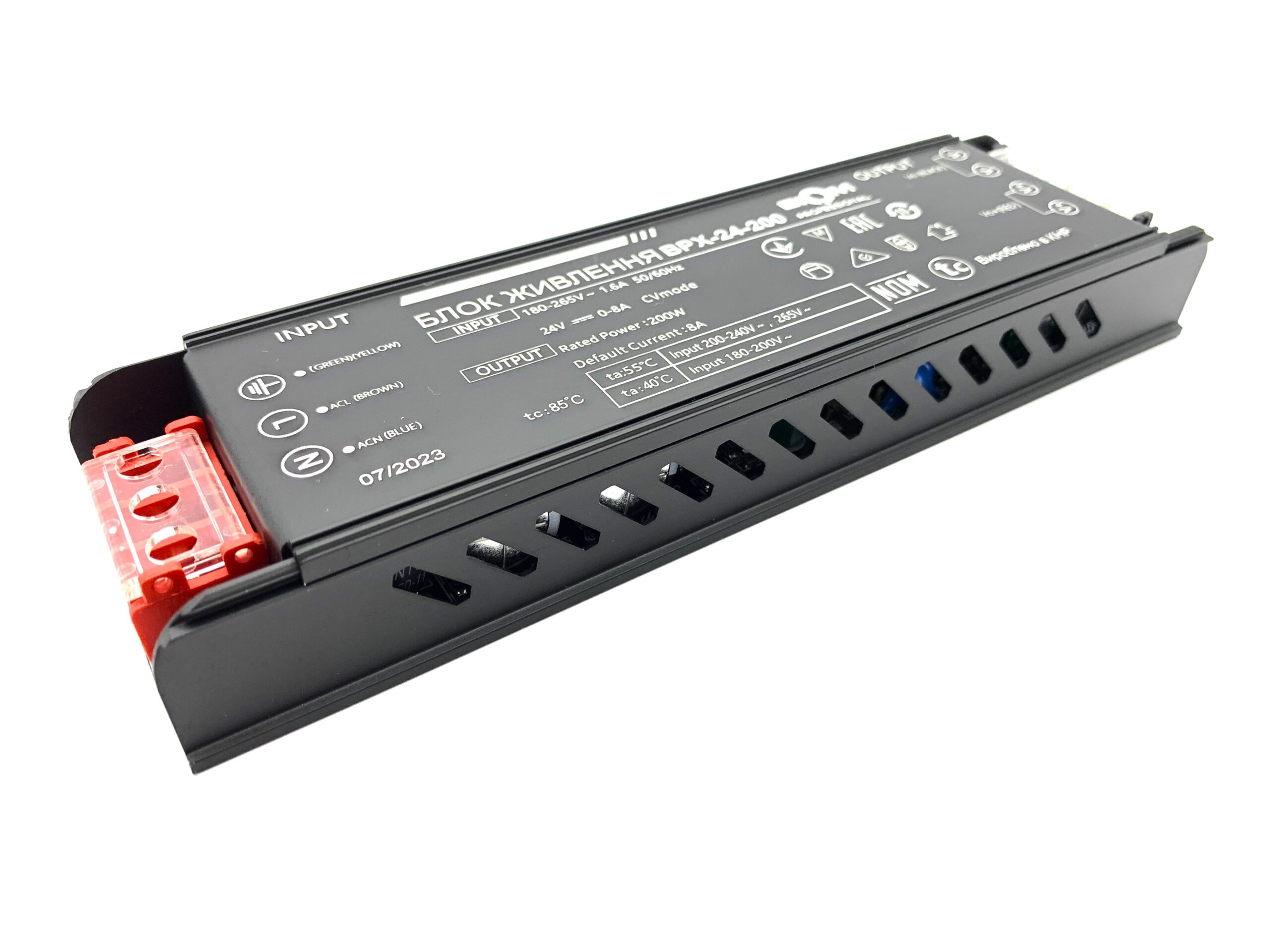 Блок живлення 24V IP20 8.3A 200W BPX блок живлення 24v, блок живлення 200вт, адаптер 24v, bpx блок живлення, купити блок живлення 24v, блок живлення для led, блок живлення ip20, потужний блок живлення для стрічки