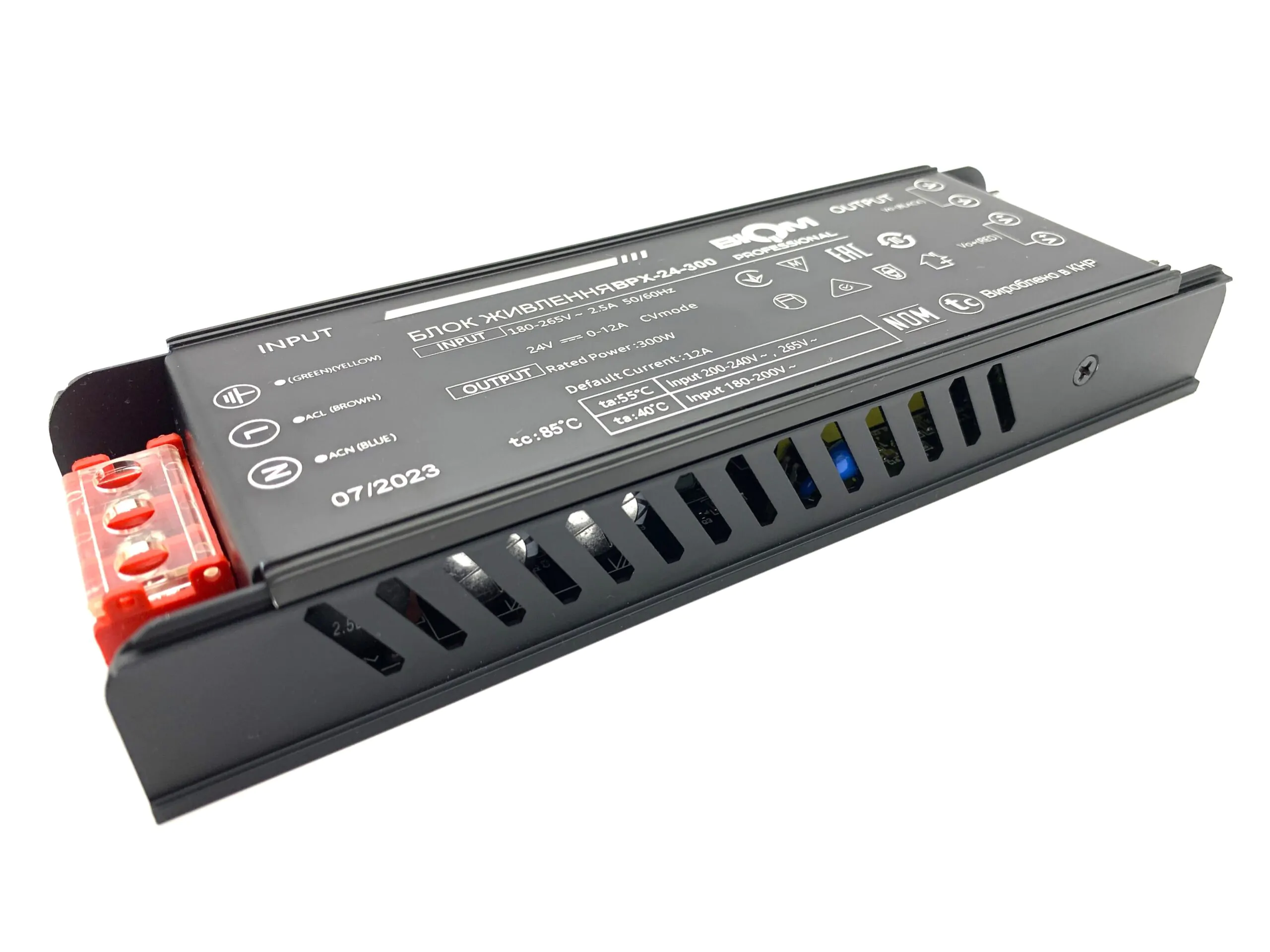 Блок живлення 24V IP20 12.5A 300W BPX блок живлення 24v, блок живлення 300вт, адаптер 24v, блок живлення bpx, блок живлення ip20, потужний блок живлення, блок живлення для led стрічки, купити блок живлення 24в
