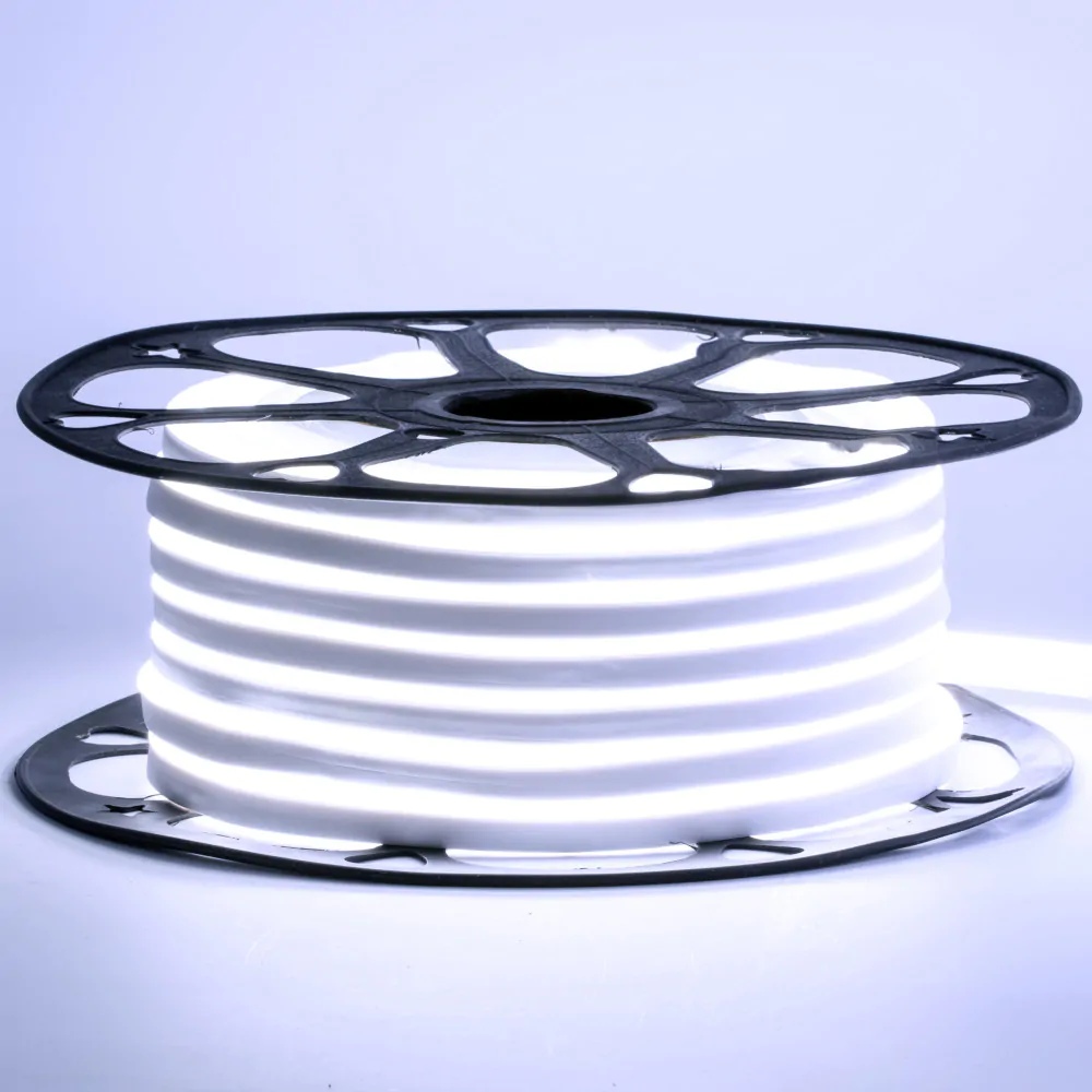 Світлодіодний неон 8x16mm 7W 220V IP65 холодний білий (white) світлодіодний неон, 8x16mm, 7W, 220V, IP65, холодний білий, white, підсвітка меблів, декоративне освітлення, гнучкий неон, купити, доставка по Україні