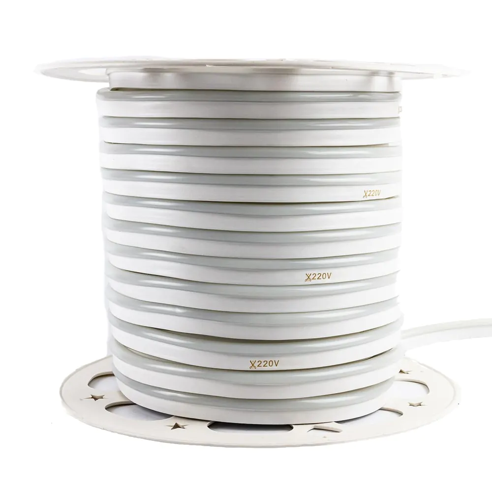 Світлодіодний неон 10x17mm 10W 220V IP65 холодний білий (white) світлодіодний неон, 10x17mm, 10W, 220V, IP65, холодний білий, white, декоративне освітлення, підсвітка меблів, гнучкий неон, купити, доставка по Україні