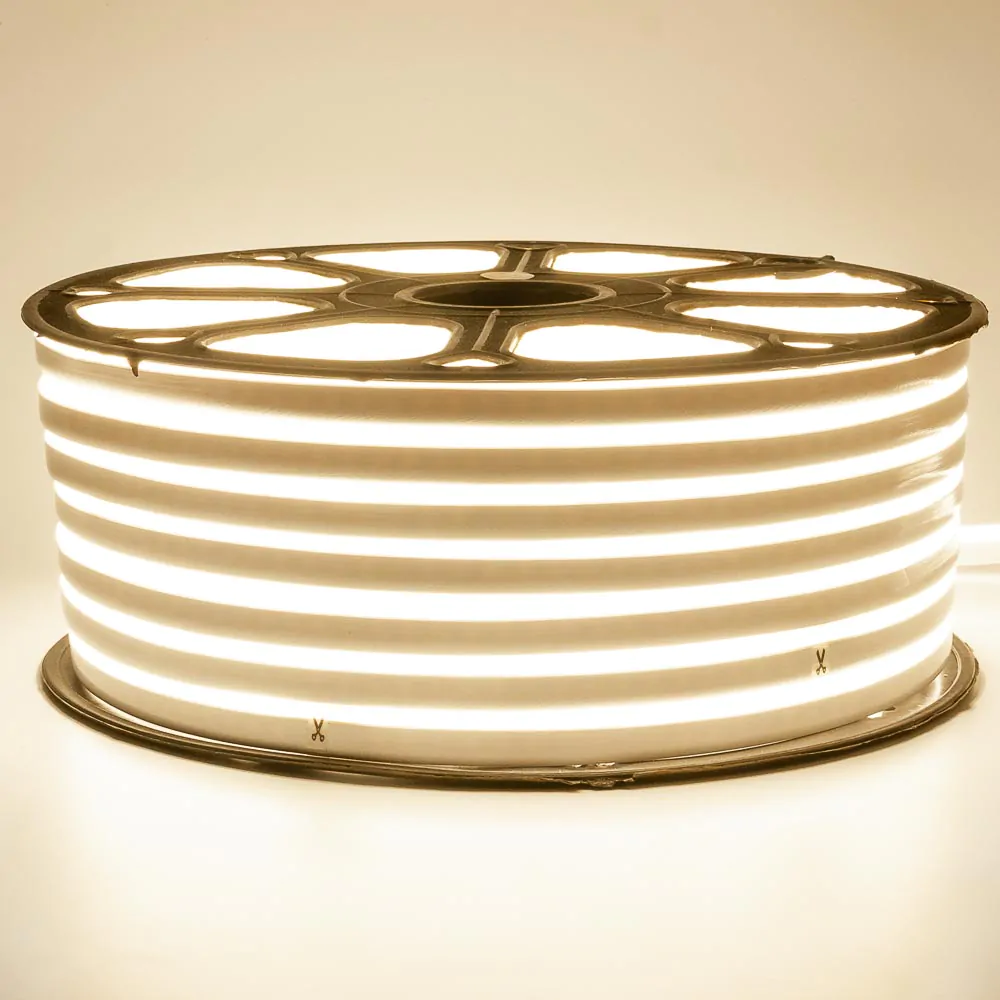 Світлодіодний неон 8x16mm 7W 220V IP65 теплий білий (warm white) світлодіодний неон, 8x16mm, 7W, 220V, IP65, теплий білий, warm white, підсвітка меблів, декоративне освітлення, гнучкий неон, купити, доставка по Україні