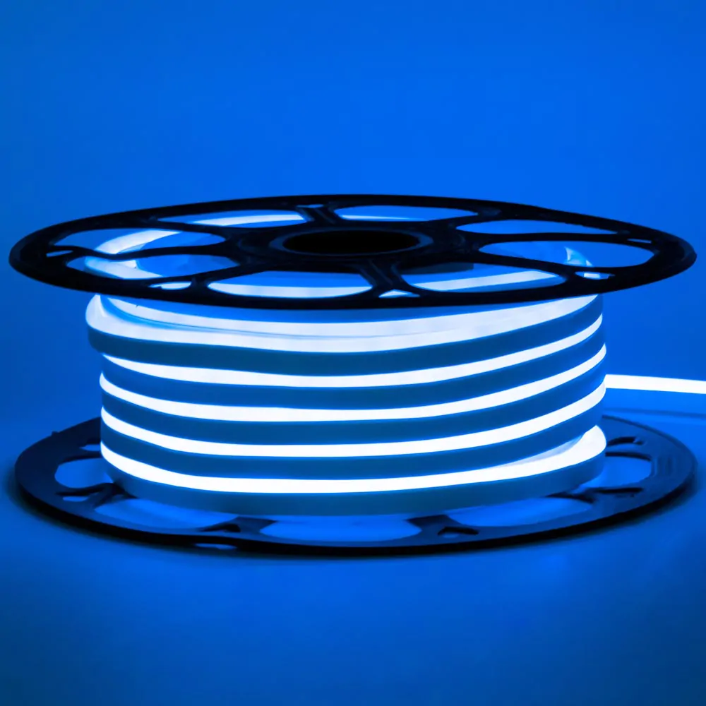 Світлодіодний неон 8x16mm 7W 220V IP65 синій (blue) світлодіодний неон, 8x16mm, 7W, 220V, IP65, синій, blue, декоративне освітлення, підсвітка меблів, гнучкий неон, купити, доставка по Україні