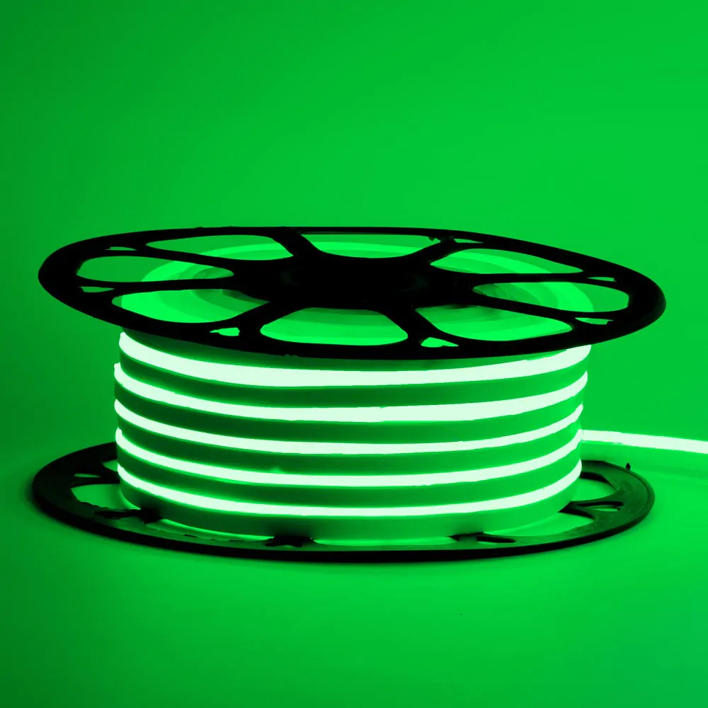 Світлодіодний неон MINI 6x12mm 11W 12V IP65 зелений (green) світлодіодний неон, MINI, 6x12mm, 11W, 12V, IP65, зелений, green, садовий неон, фасад, купити, доставка по Україні