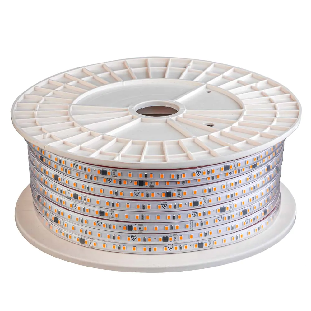 Світлодіодна стрічка 220V SMD2835 120LED 9W/m IP65 червоний (red) світлодіодна стрічка, 220V, SMD2835, 120LED, 9W/m, IP65, червоний, red, архітектурне освітлення, декоративне освітлення, купити, доставка по Україні