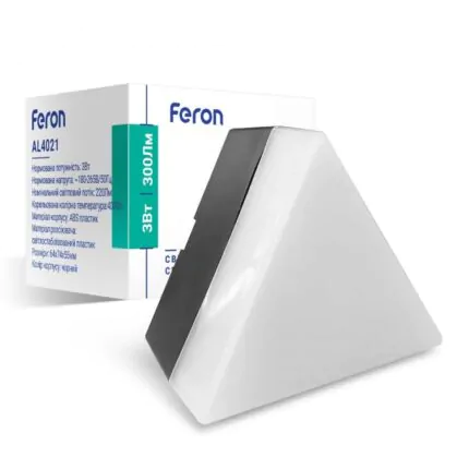 З'єднувач трикутний 3W 4000K для світлодіодних світильників Feron AL4020