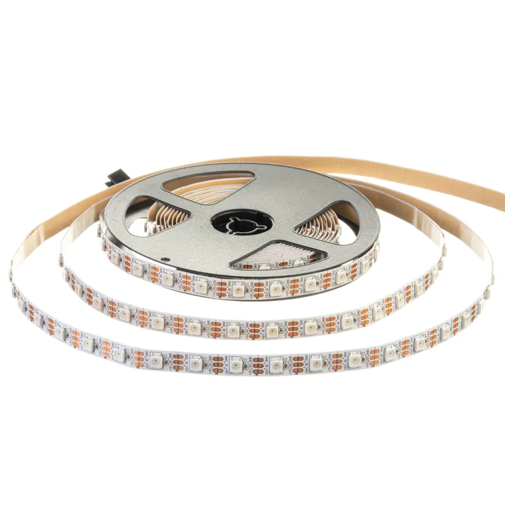 Світлодіодна стрічка 12V/5V AVT RGB SMART TM1903 SMD5050 60 LED/м 14,4W/m IP20 для підсвічування інтер’єрів, авто, вітрин та рекламних конструкцій.
