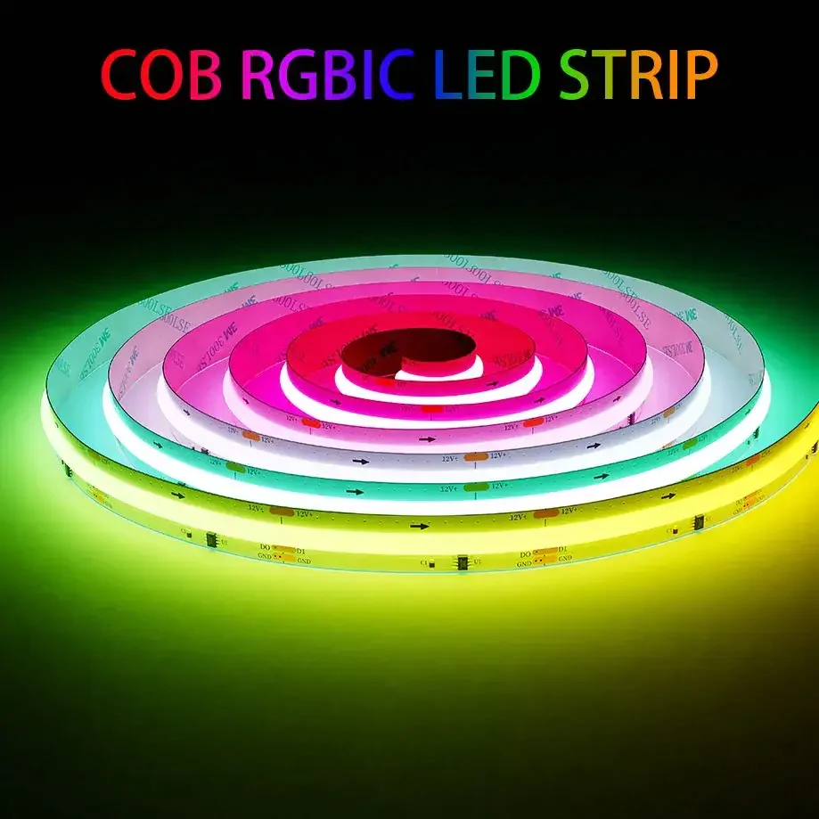 12V LT RGB SMART WS2811 COB 576LED 12W/m IP20 світлодіодна стрічка, led стрічка 12v, лед стрічка 12в, світлодіодна стрічка 12 вольт, світлодіодна стрічка rgb, led стрічка rgb, led стрічка для підсвітки, led стрічка smart, rgb стрічка ws2811, led стрічка cob, світлодіодна стрічка cob, купити led стрічку, купити світлодіодну стрічку, 576 led/м