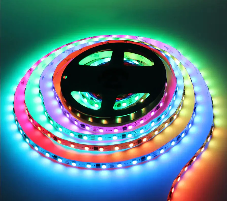 2V LT RGB SMART TM1903 SMD5050 60LED 14,4W/m IP20 світлодіодна стрічка, led стрічка 12v, лед стрічка 12в, світлодіодна стрічка 12 вольт, світлодіодна стрічка rgb, led стрічка rgb, led стрічка для підсвітки, led стрічка smd5050, світлодіодна стрічка smd5050, led стрічка smart, rgb стрічка tm1903, купити світлодіодну стрічку, купити led стрічку, 60 led/м