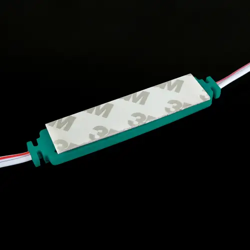 Світлодіодний модуль Biom SMD5630 3 діоди 1,5W 12V IP65 зелений (green) LED модуль зелений, світлодіодний модуль, Biom, SMD5630, 12V, IP65, підсвітка фасадів, рекламне освітлення, енергоефективний, довговічний LED модуль, купити модуль зеленого кольору.