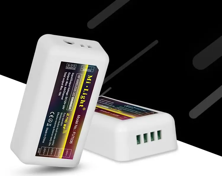 Димер Mi-Light 10А RF 2.4G 12-24V димер Mi-Light, димер 10А, RF сенсор димер, димер одноканальний, LED димер 12–24V, димер для стрічки, димер регулювання яскравості, контролер Mi-Light