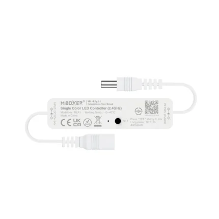 Димер Mi-Light Dim 6А RF 2.4G 12-24V димер Mi-Light, димер 6А, RF сенсор димер, димер для LED 12–24V, одноканальний димер, LED димер, димер для стрічки, димер регулювання яскравості