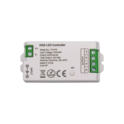 Контроллер Mi-Light для светодиодных лент RGB 12А RF 2.4G 5-24V