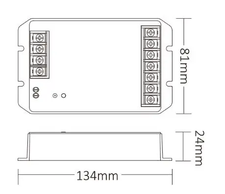Контролер Mi-Light універсальний для світлодіодних стрічок Dim+RGB+CCT 5в1 30А RF 2.4G 12-48V контролер Mi-Light, контролер 5в1, контролер Dim+RGB+CCT, контролер 30А, контролер RF 2.4G, контролер 12–48V, потужний контролер для LED стрічки, універсальний контролер, LED контролер Mi-Light, купити контролер Mi-Light 30А