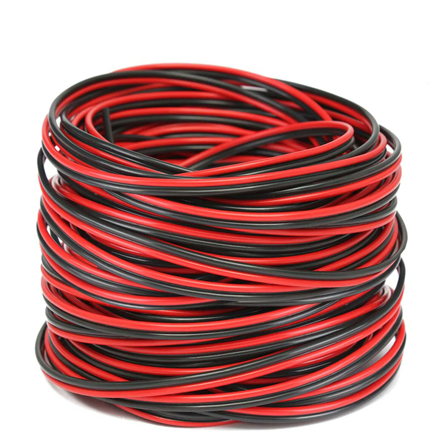 Кабель 2×0,5 мм² мідь 20 AWG кабель 2×0,5 мм², провід мідний 20 AWG, електрокабель, провід для LED стрічки, гнучкий кабель, двожильний провід, кабель для підключення світлодіодних стрічок, електропровід, кабель для живлення, електрика, монтаж кабелю.