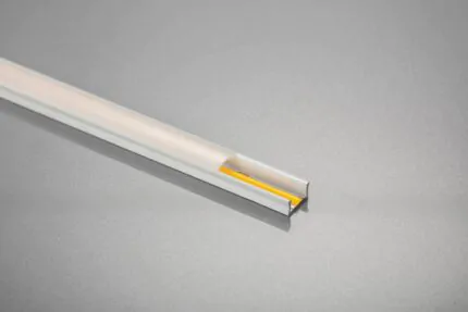 Алюмінієвий профіль GTV накладний GLAX MINI 7×14 мм анодований білий 3м накладний LED профіль, профіль для LED стрічки, підсвічування накладне, алюминиевый накладной профиль, GLAX MINI 7×14 LED профіль, 3 м білий, білий профіль