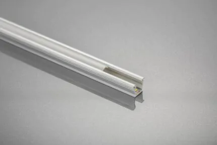 Алюминиевый профиль GTV врезной GLAX MICRO 12x10.5 мм анодированный серебро 2м