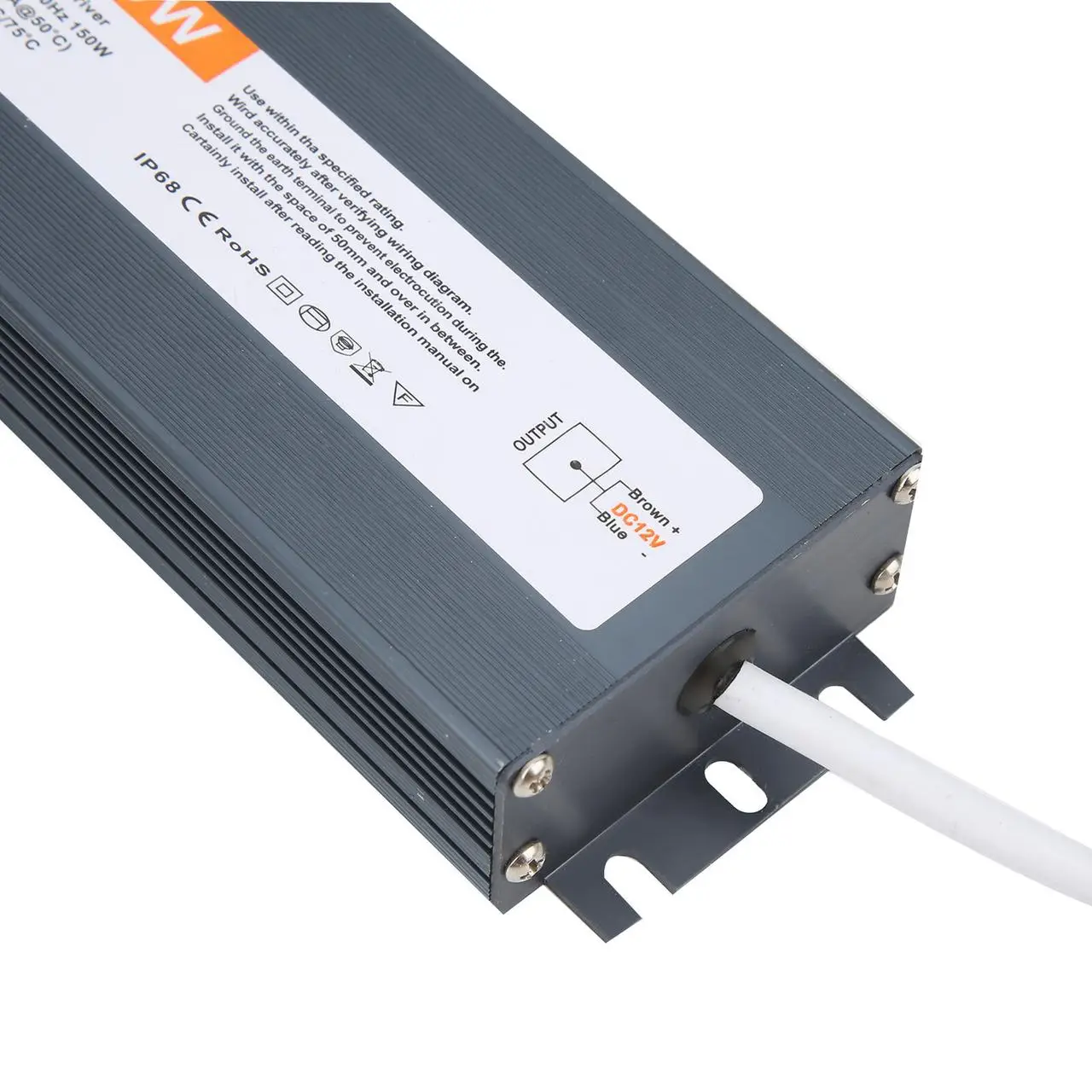 Блок живлення LT 12V IP67 12.5A 150W WP блок живлення 12v, блок живлення 150w, ip67 блок живлення, блок живлення для світлодіодної стрічки, герметичний блок живлення 12v, блок живлення для led стрічки, купити блок живлення 12v, блок живлення світлодіодний