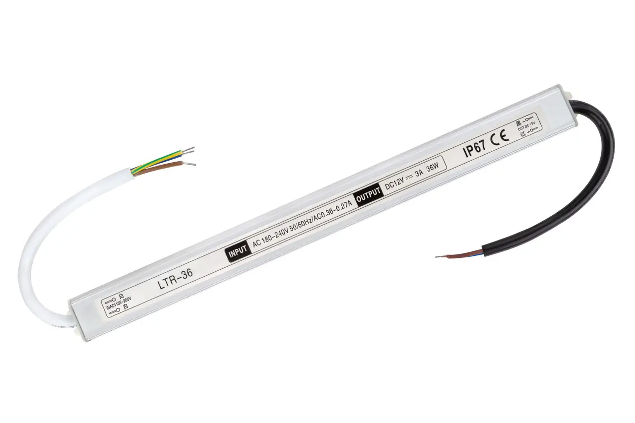 Блок живлення 12V IP67 3A 36W STICK LT блок живлення 12v, блок живлення ip67, 12v 36w блок живлення, герметичний блок живлення, блок живлення для led стрічки, купити блок живлення 12v, блок живлення світлодіодний