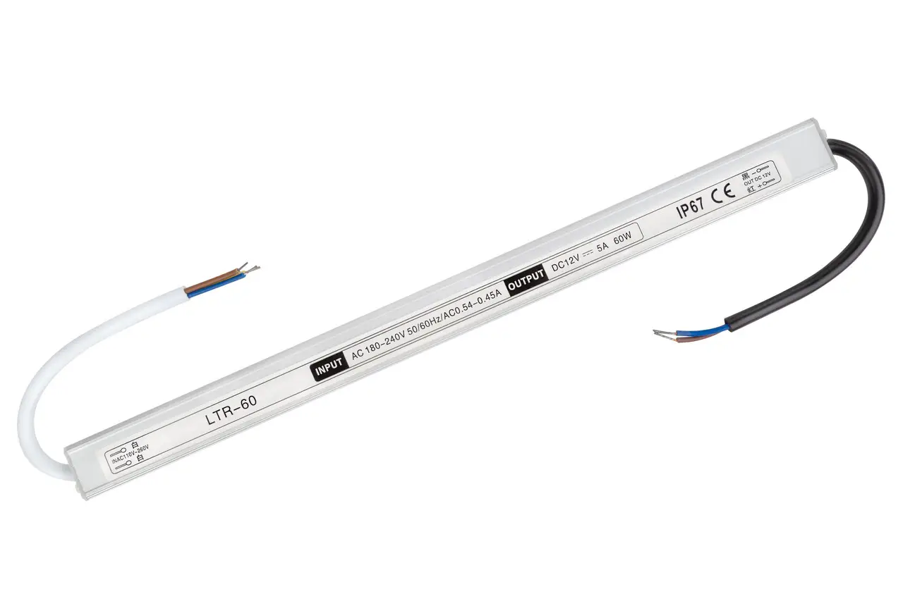 Блок живлення 12V IP67 5A 60W STICK LT блок живлення 12v, блок живлення ip67, 12v 60w блок живлення, блок живлення для led стрічки, герметичний блок живлення, купити блок живлення 12v, блок живлення світлодіодний