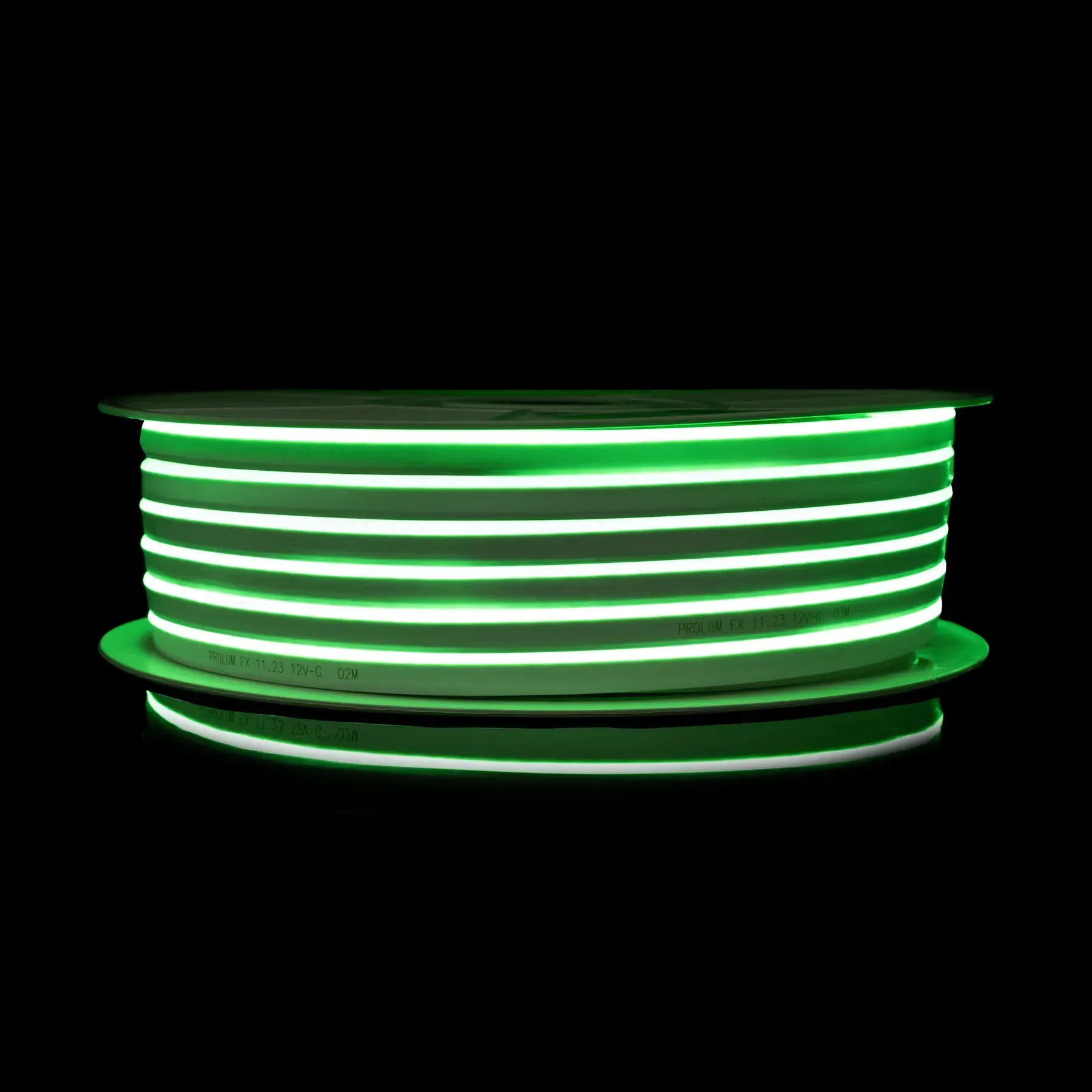Світлодіодний неон PROLUM FX 6x12mm 12W 12V IP67 зелений (green) світлодіодний неон, PROLUM FX, 6x12mm, 12W, 12V, IP67, зелений, green, LED неон, неон для фасаду, підсвітка інтер’єру
