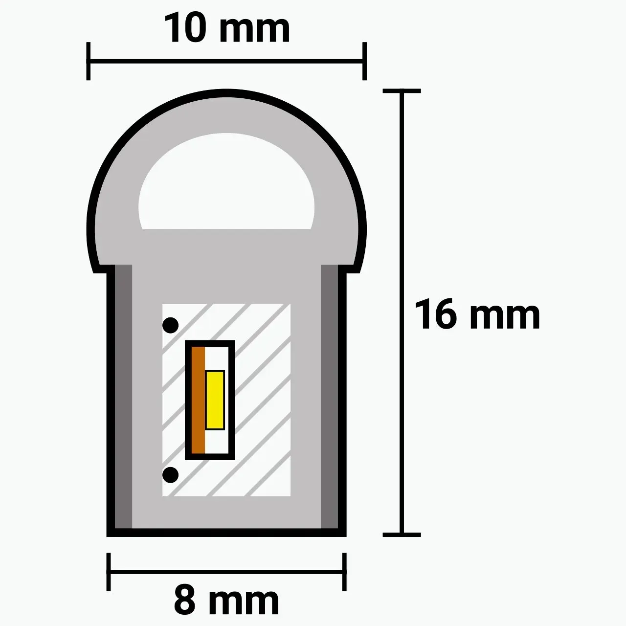 Світлодіодний неон PROLUM SF 8x16mm 10W 12V IP67 світло-рожевий (light-pink) світлодіодний неон, PROLUM SF, 8x16mm, 10W, 12V, IP67, світло-рожевий, light-pink, контурна підсвітка, гнучкий неон, декоративне освітлення, купити, доставка по Україні