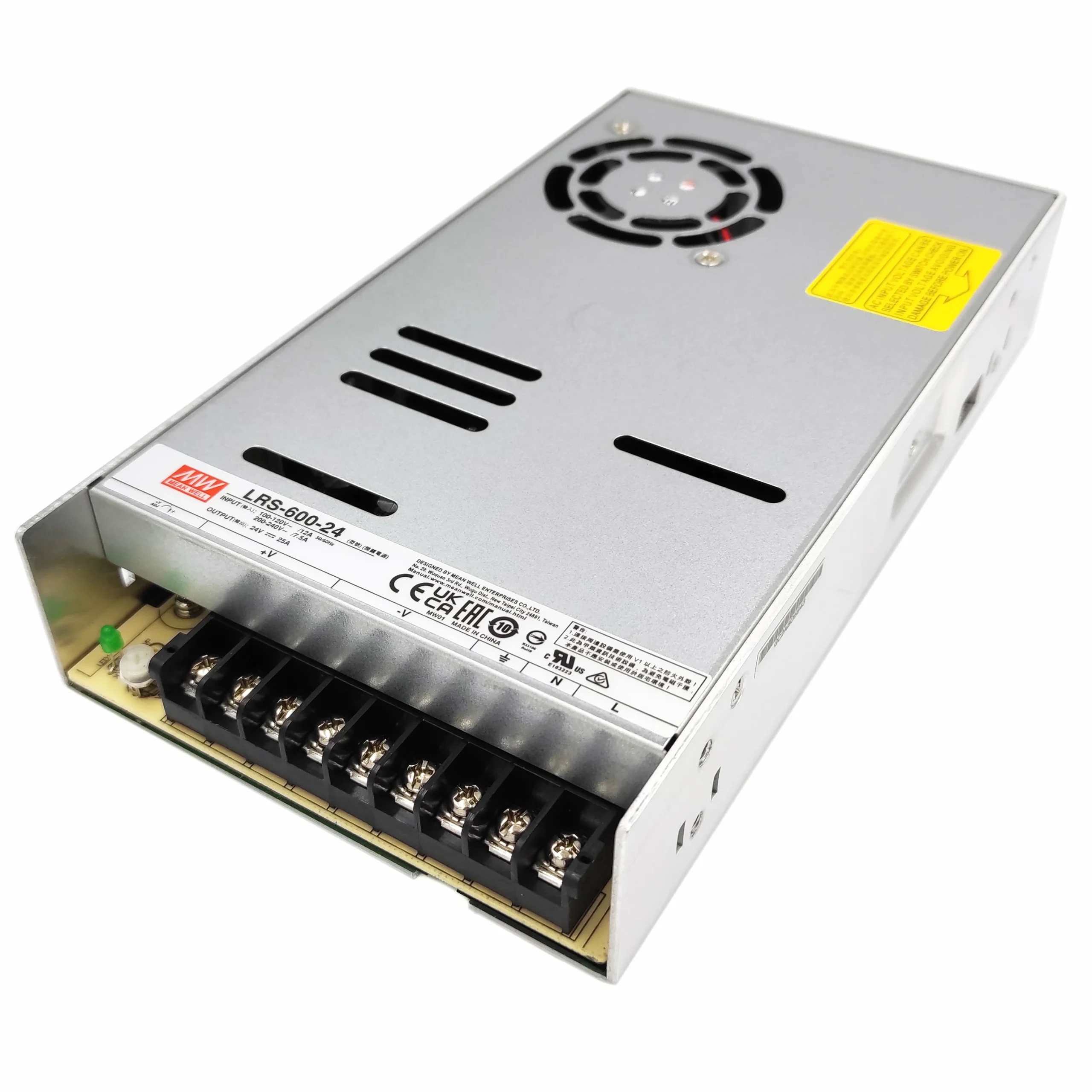 Блок живлення MEAN WELL LRS-600-24 IP20 з кулером блок живлення 24v, блок живлення для led стрічки, 24v 600w блок живлення, блок живлення ip20, блок живлення з кулером, купити блок живлення 24v, MEAN WELL 24v, LRS-600-24, блок живлення світлодіодний