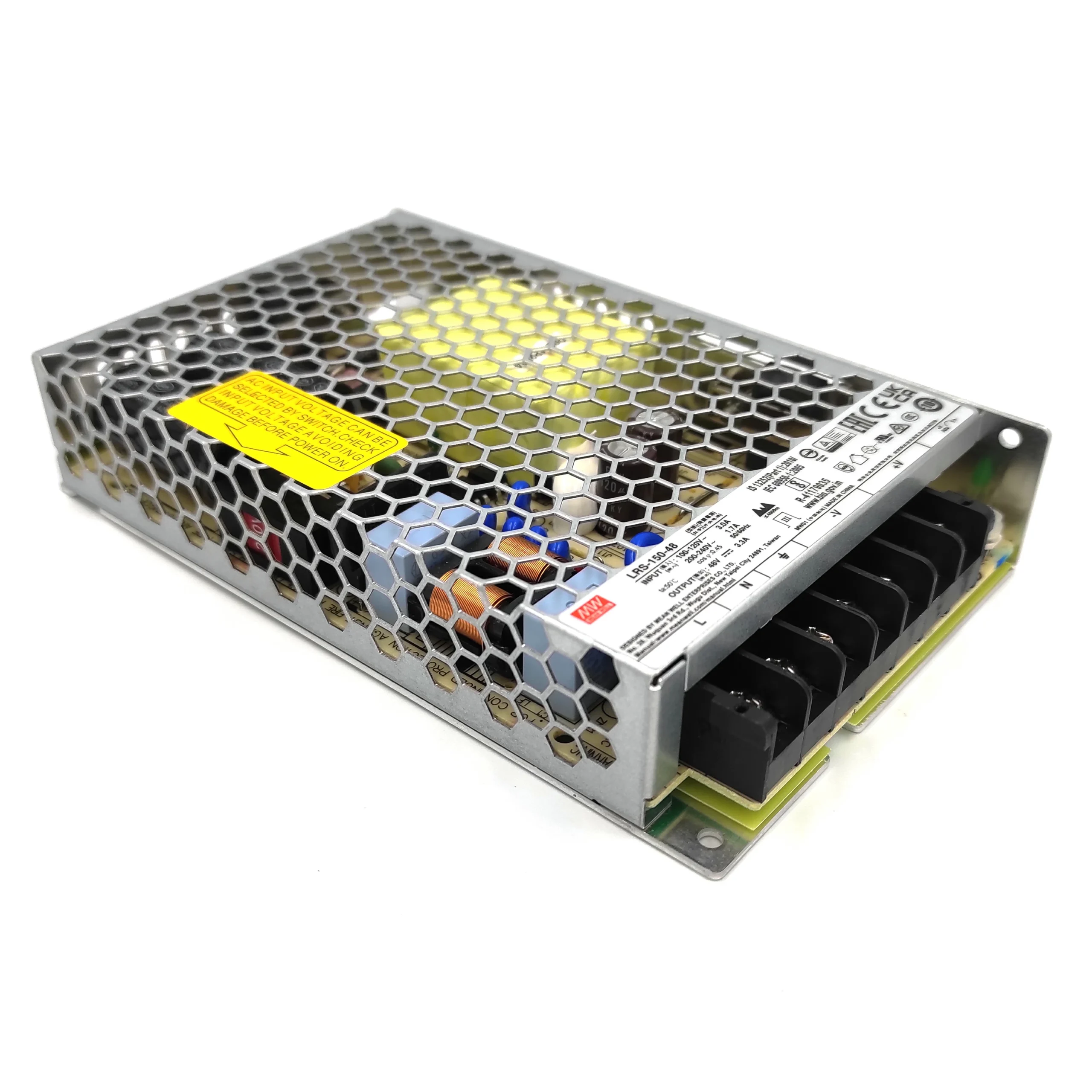 Блок живлення MEAN WELL LRS-150-48 IP20 блок живлення 48v, блок живлення для led стрічки, 48v 150w блок живлення, блок живлення ip20, блок живлення 48 вольт, купити блок живлення 48v, блок живлення світлодіодний, MEAN WELL 48v, LRS-150-48