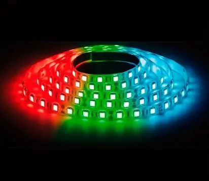 LT SMD5050 60 LED 7.2W/m 5V RGB чорна плата світлодіодна стрічка, led стрічка 5v, світлодіодна стрічка 5 вольт, rgb стрічка, led стрічка rgb, led стрічка smd5050, smd5050 стрічка, чорна плата led, 60 led/м, купити led стрічку, купити світлодіодну стрічку