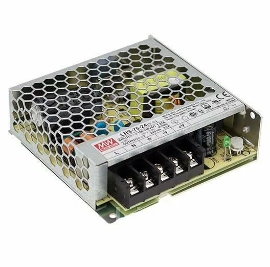 Блок живлення MEAN WELL LRS-75-24 IP20 блок живлення 24v, блок живлення для led стрічки, 24v 75w блок живлення, блок живлення ip20, блок живлення 24 вольт, купити блок живлення 24v, MEAN WELL 24v, LRS-75-24, блок живлення світлодіодний