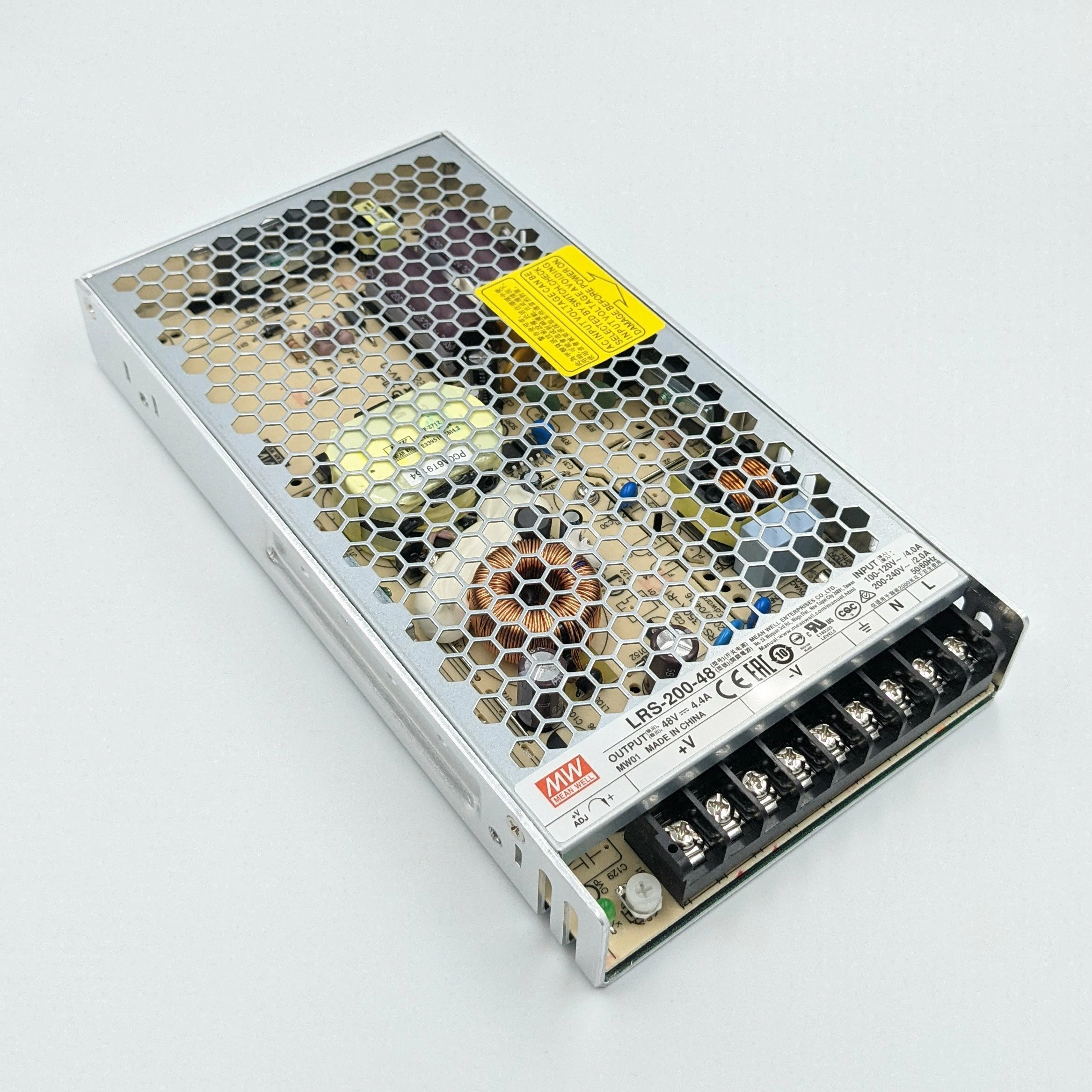 Блок живлення MEAN WELL LRS-200-48 IP20 блок живлення 48v, блок живлення для led стрічки, 48v 200w блок живлення, блок живлення ip20, блок живлення 48 вольт, купити блок живлення 48v, блок живлення світлодіодний, MEAN WELL 48v, LRS-200-48