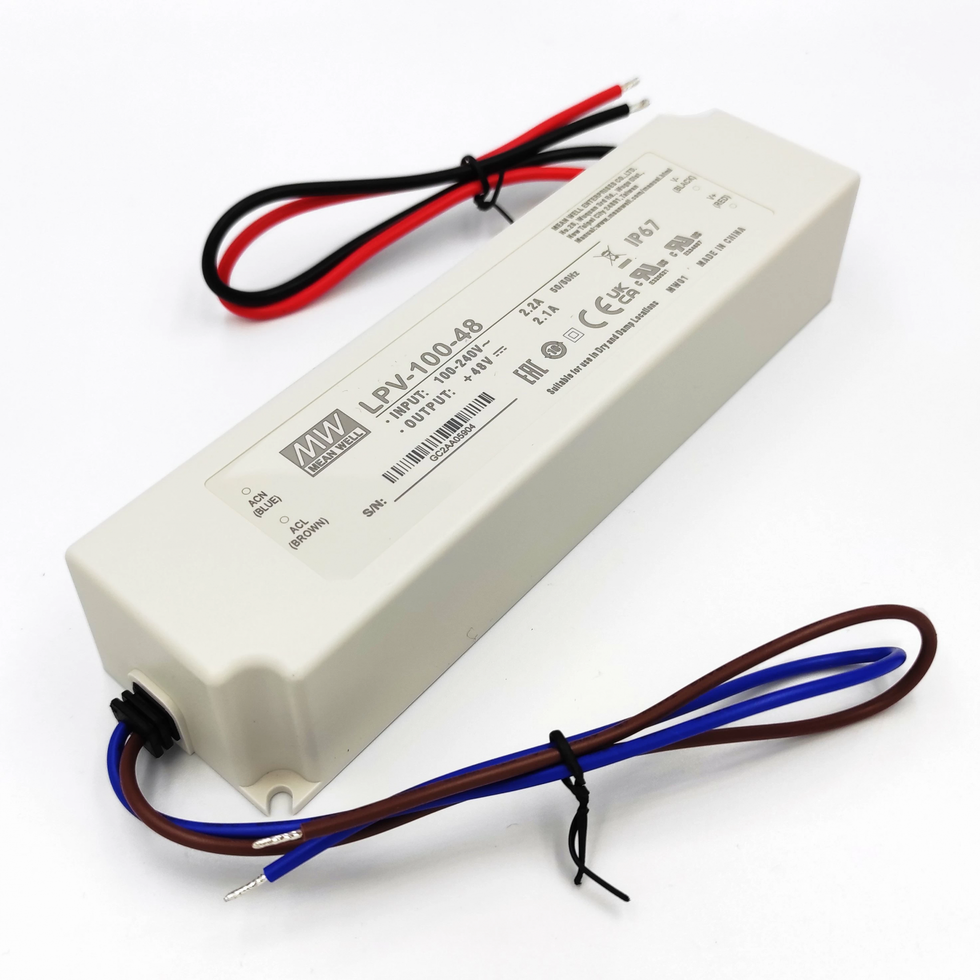 Блок живлення MEAN WELL LPV-100-48 IP67 блок живлення 48v, блок живлення для led стрічки, 48v 100w блок живлення, блок живлення ip67, блок живлення 48 вольт, купити блок живлення 48v, герметичний блок живлення, блок живлення світлодіодний, LPV-100-48