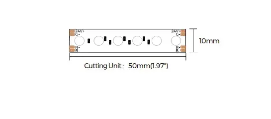 Світлодіодна стрічка COLORS Chip RGB 120LED 14.4W/m 450Lm/m 24V IP20 led стрічка rgb, rgb світлодіодна стрічка, rgb стрічка 24v, rgb підсвітка, купити rgb стрічку.