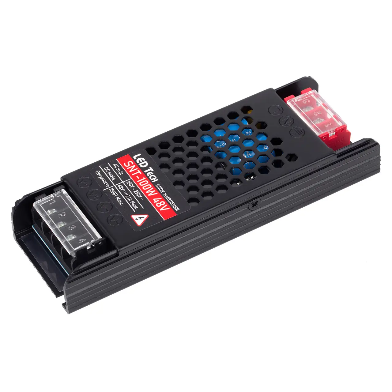 Блок живлення LT 48V IP20 2.1A 100W SNT блок живлення 48v, блок живлення ip20, блок живлення 100w, блок живлення 2.1a, блок живлення snt, блок живлення для led 48v, блок живлення світлодіодний, купити блок живлення 48v 100w.