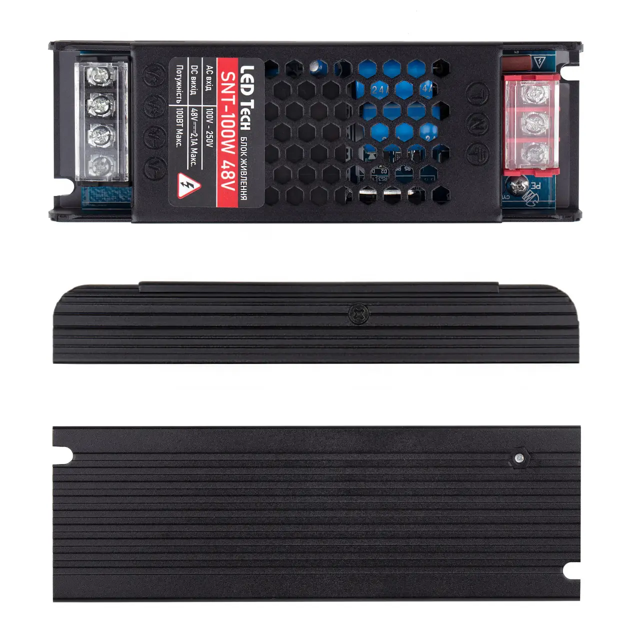 Блок живлення LT 48V IP20 2.1A 100W SNT блок живлення 48v, блок живлення ip20, блок живлення 100w, блок живлення 2.1a, блок живлення snt, блок живлення для led 48v, блок живлення світлодіодний, купити блок живлення 48v 100w.